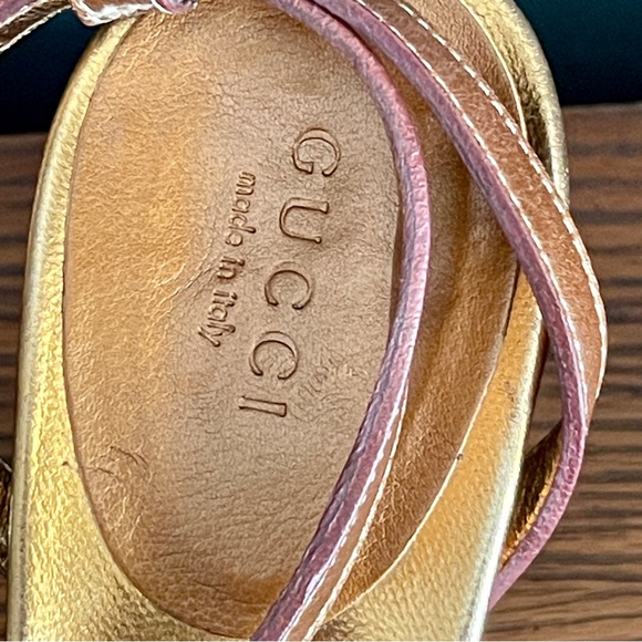 GUCCI Leather Braided Platform Sandal Size 8.5 - Picture 6 of 15